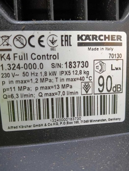 Myjka Karcher K 4 premium full control Naprawa Gwarancja