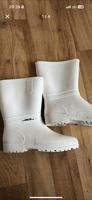 Kalosze białe 40/41