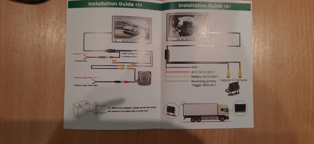 Монітор AHD 2Мп IPS 7 дюймів 12В (нічне бачення для авто)