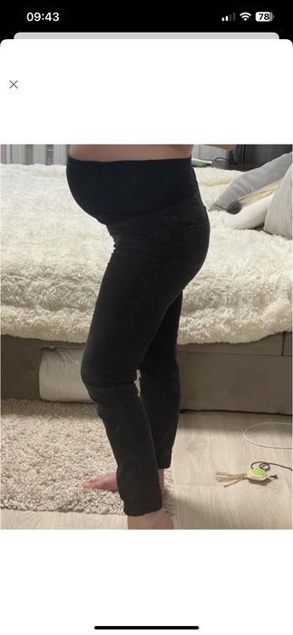 Джинси для вагітних скіні завужені сірі чорні