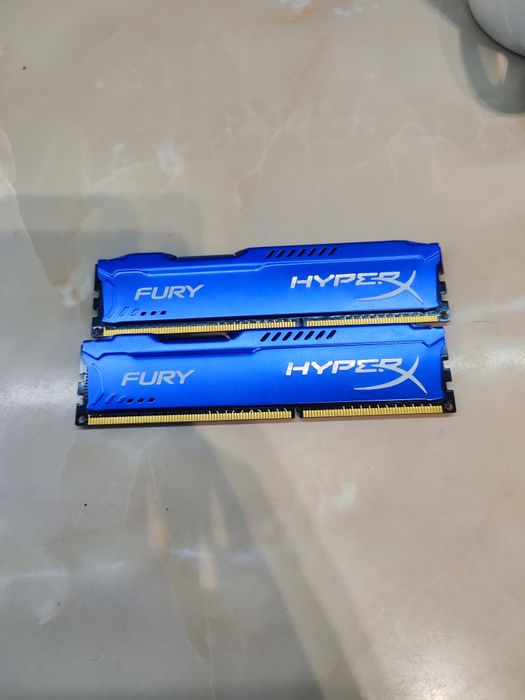 DDR3-1600 8GB HyperX Fury (HX316C10F/8) PC3-12800  оперативна пам'ять
