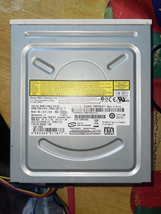 DVD-rom Nec, б/у, для ПК