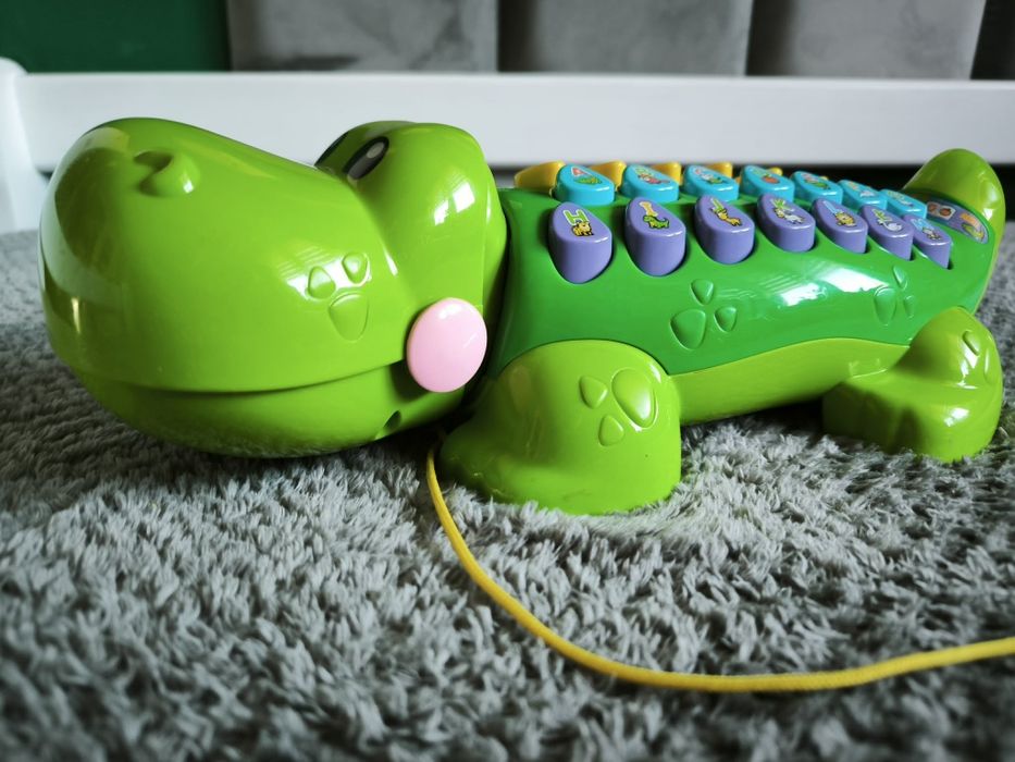 Aligator Vtech zabawka edukacyjna dźwięki