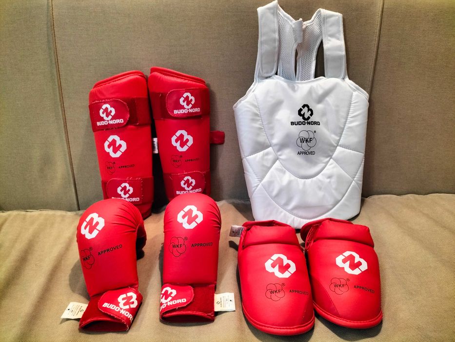 Kit completo proteções karate homologado xs