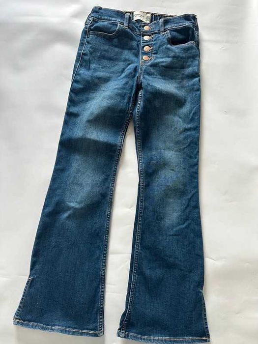 Spodnie rozszerzane dzwony dla dziewczynki r. 134