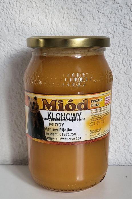 Miod Klonowy 1,2 kg