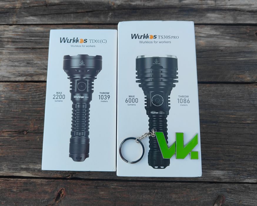 Wurkkos TS30S Pro 6000 люмен, 1086 метрів, SBT90.2