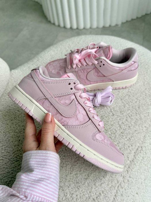 ВАУ! Nike Dunk Wmns Lace Pack Regal Pink 36 37 38 39 40 41