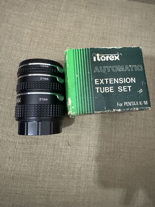 Extension tube set iTorex para Pentax K/M
