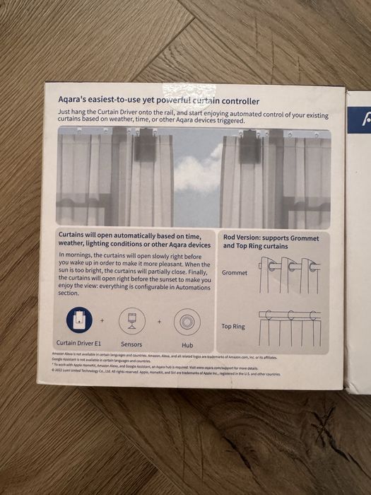 Aqara Curtain Driver E1 Rod Version Zigbee HomeKit Alexa NOWE