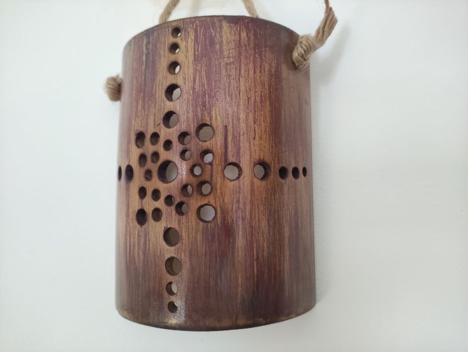 Peças decorativas bambu