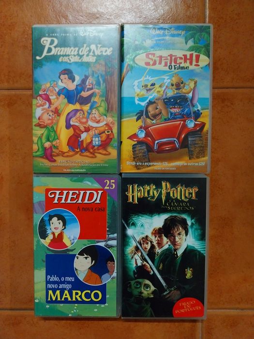 Filmes Animação VHS - Lote