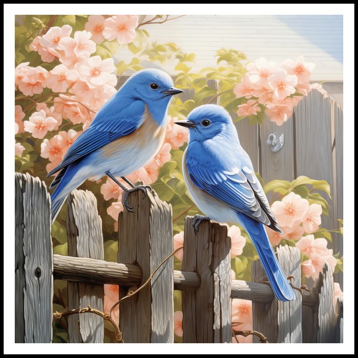 Plakat 90x90cm Wiosna u Bram