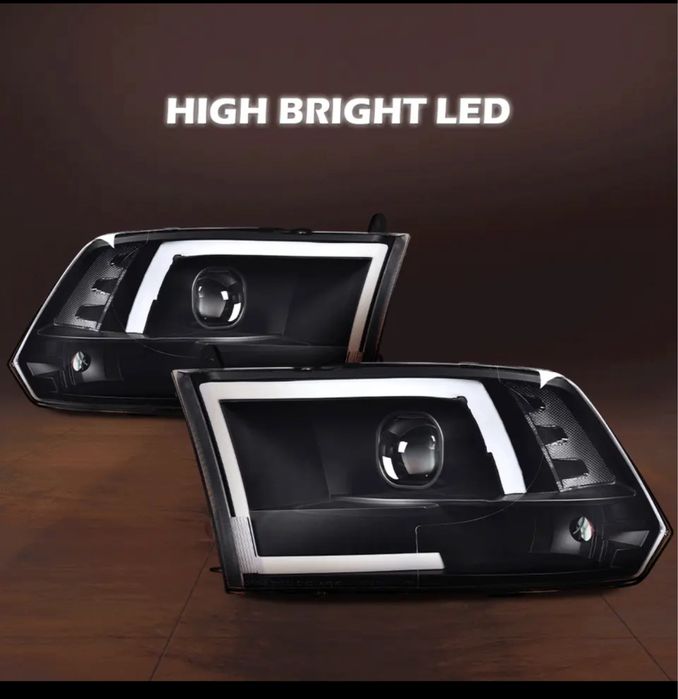 Dodge Ram 2009-12 lampy przednie z led drl