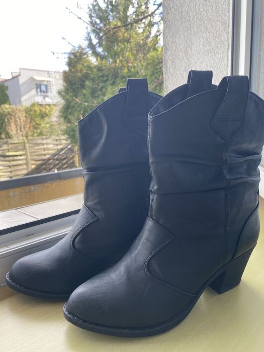 Buty botki kowbojki wiosna lato NOWE
