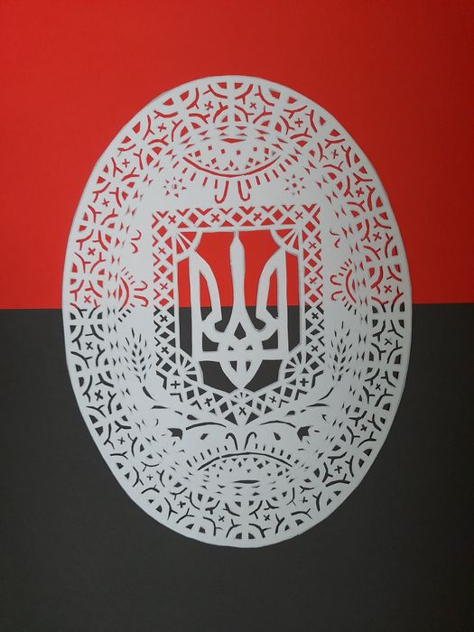 Поделка,  герб Украины