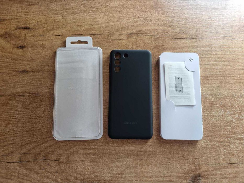 Capa de silicone em preto para Samsung Galaxy s21 + / S21+5G