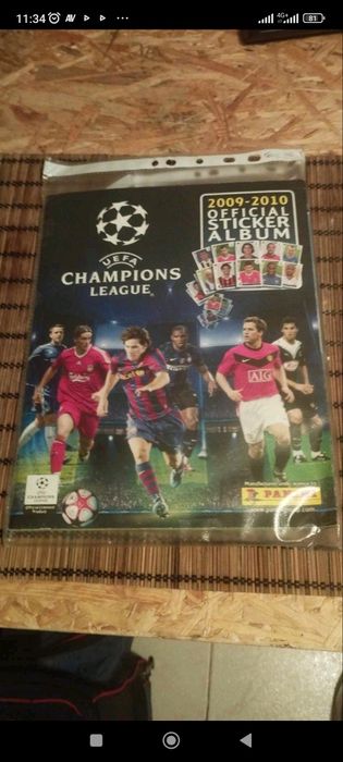 Cadernetas Champions League(ler descrição)