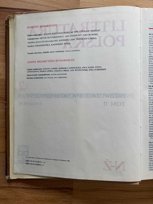 Literatura Polska Przewodnik encyklopedyczny 1985 2 tomy