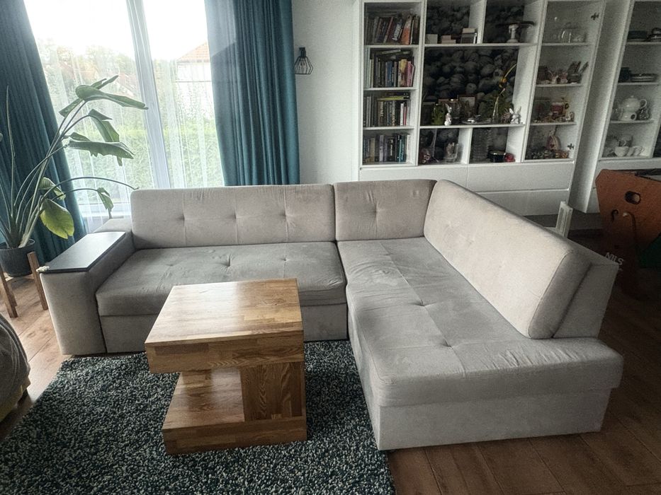 Kanapa narożna z funkcją spania