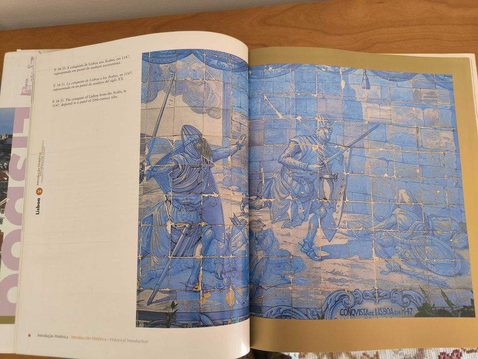 Livro trilingue sobre Lisboa