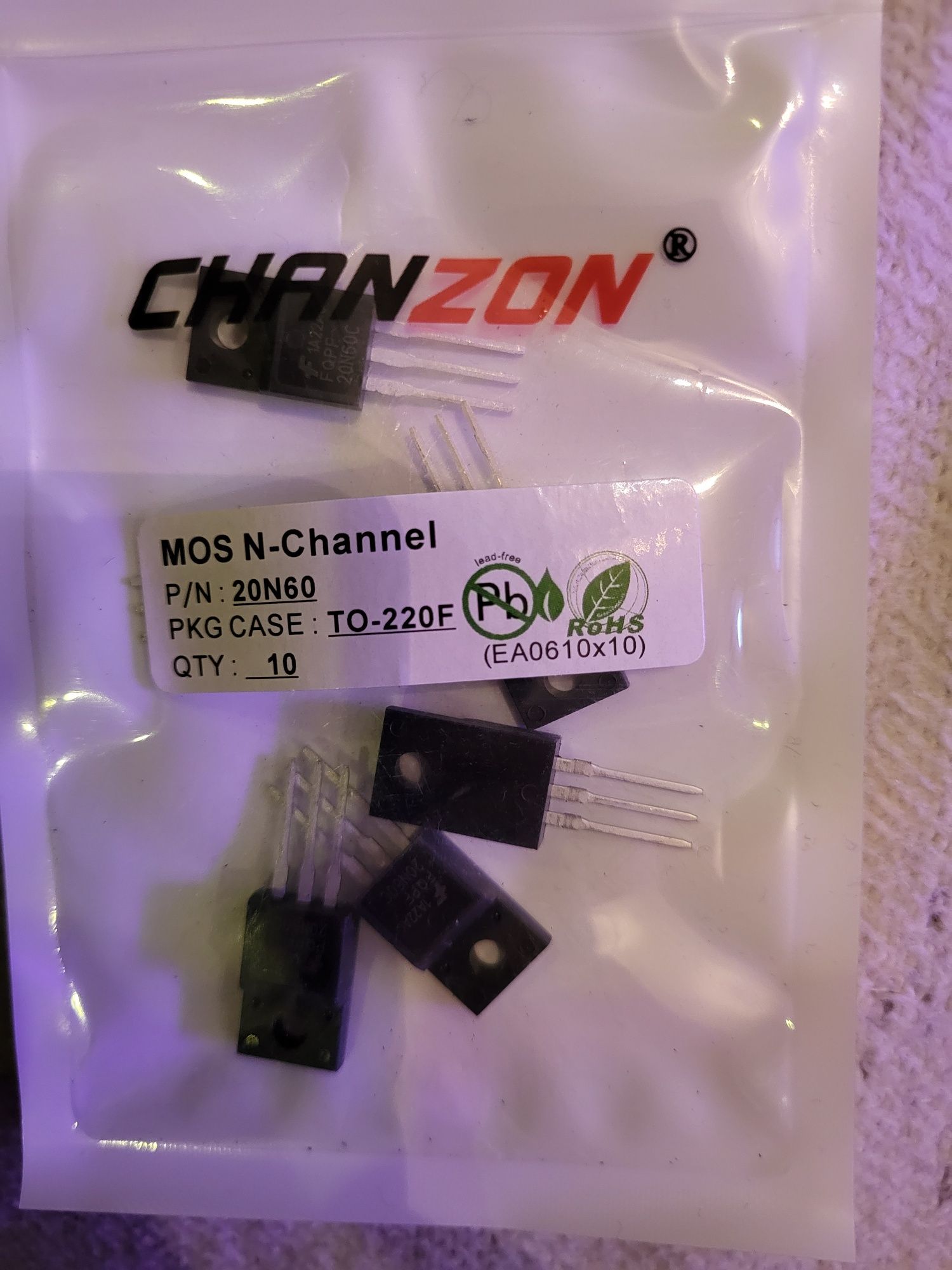 Транзистор MOS N-Channel 20N60: 40 грн. - Аксесуари й комплектуючі Київ ...