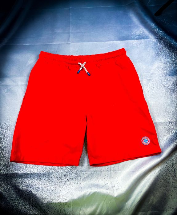 XS Bayern Monachium Czerwone Męskie Szorty Sportowe Spodenki Kąpielowe