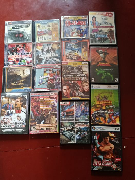 Продам диски для пк  і фільми з двд плеєром