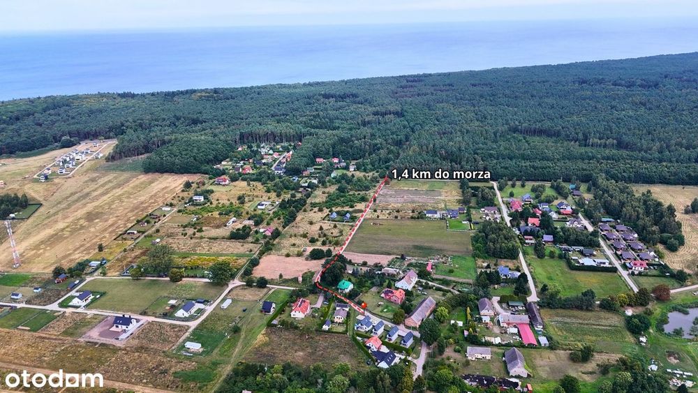 Umeblowany dom nad morzem - Radawka - 57,57 m² | 1,4 km od morza