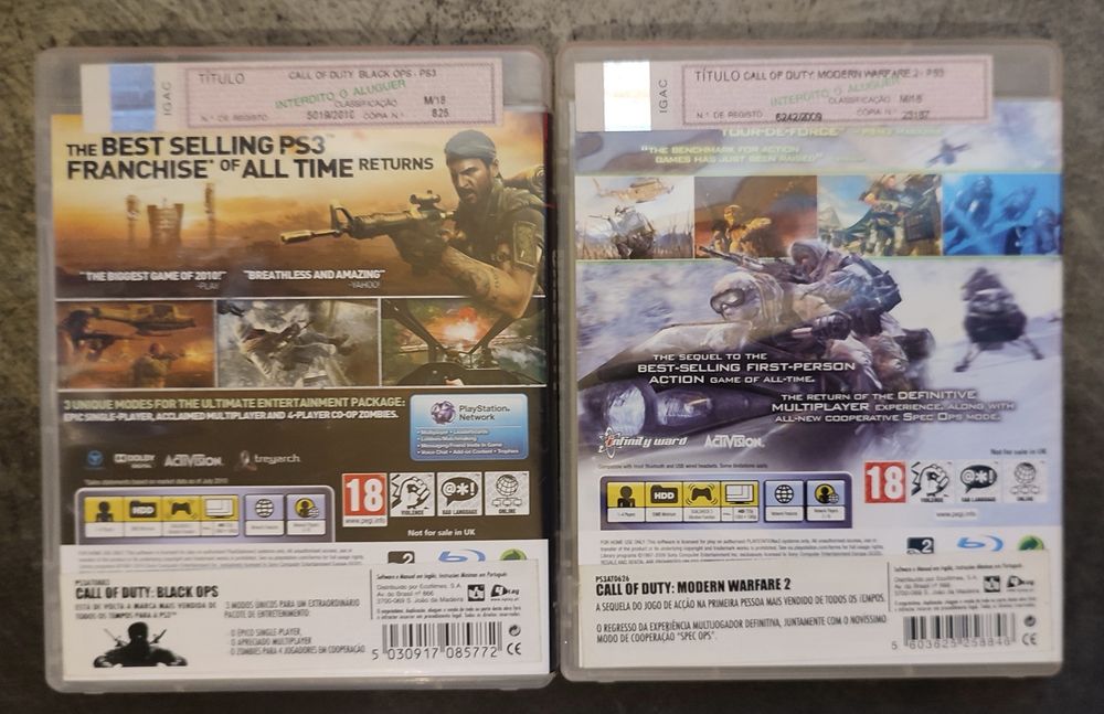 [PS3] Call of Duty Blacks Ops + MW2