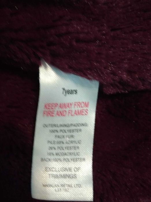 Зимове пальто для дівчини (зі стразами )