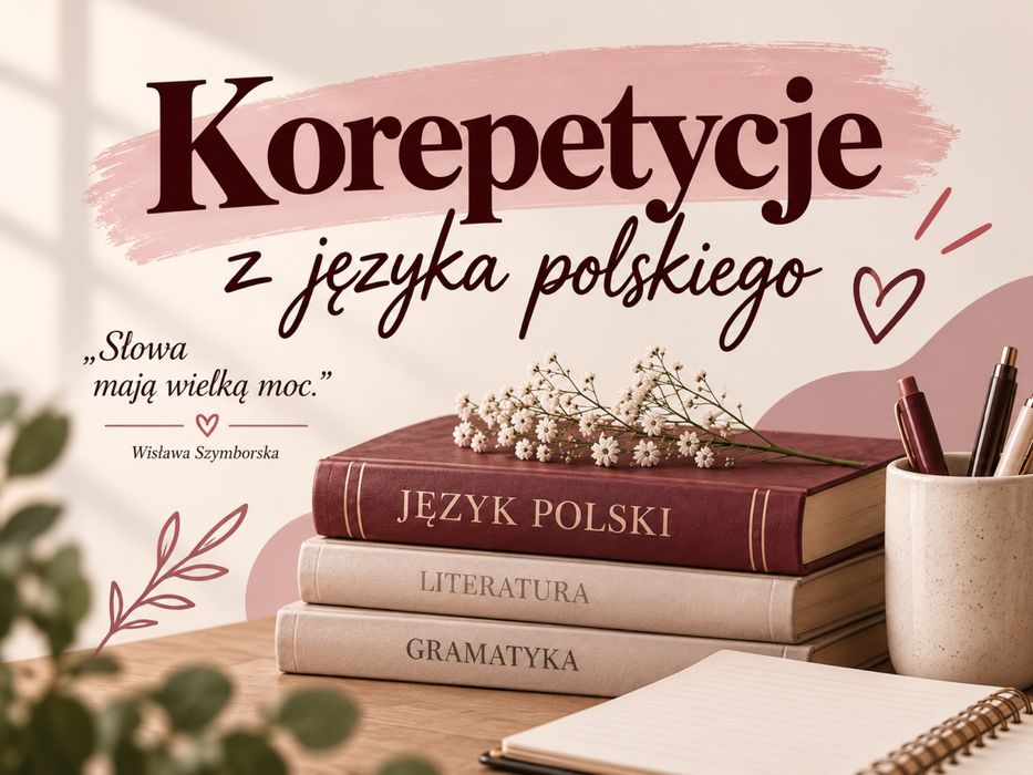 Korepetycje online z języka polskiego
