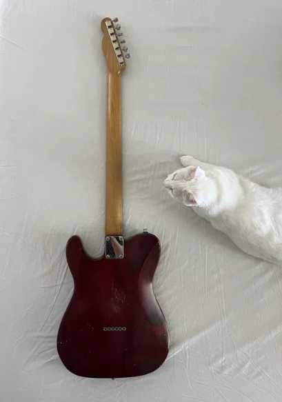 Guitarra Baritona Custom – Tele Style | P90 | Flamed Maple