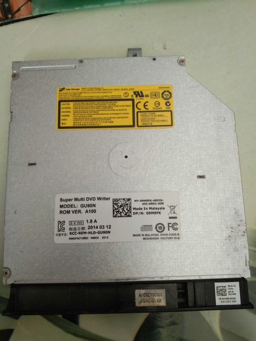 Оптичний DVD привід для ноутбука HL Data Storage GU90N