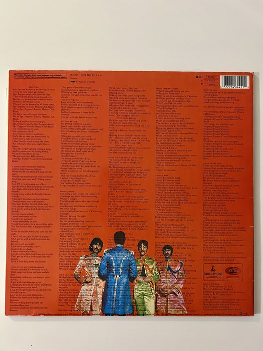 Album The Beatles – Sgt. Pepper’s Lonely Hearts Club Band. Plyty winyl