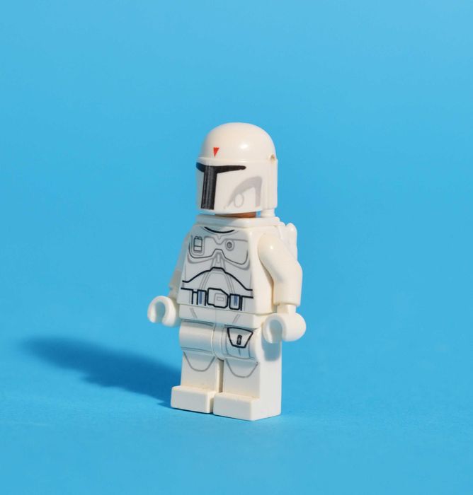 Boba Fett White -Figurka LEGO Star Wars -  sw0631