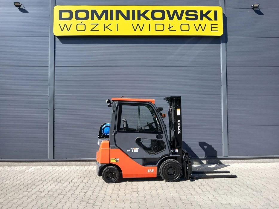 Toyota 02-8FGF18  wózek widłowy 2019R. LPG triplex WYNAJEM SPRZEDAŻ SERWIS