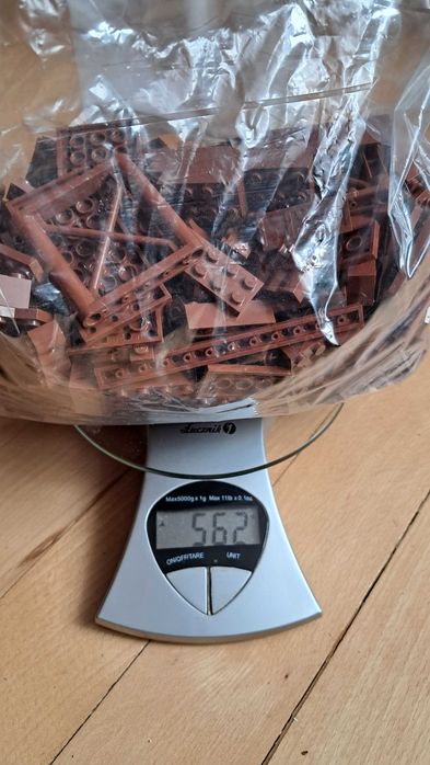 Klocki Lego brązowe reddish brown 560g