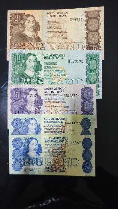 5 Notas África Do Sul