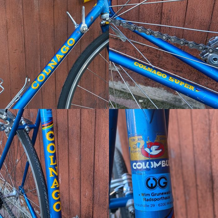 Rower Szosowy Colnago Super 55 Columbus Shimano Arabesgue 600 Retro