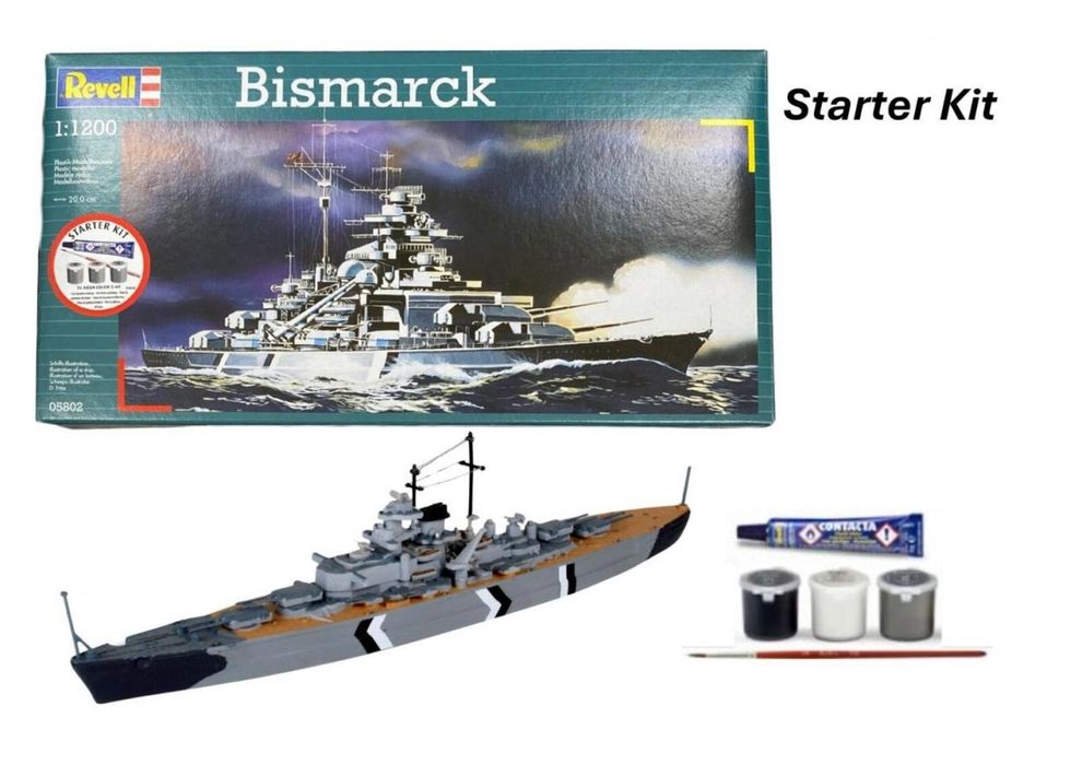 Revell Starter Kit - Bismarck Revell Rok wydania: 2025, oprawa: pudeł