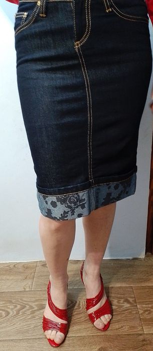 Юбка джинсовая XS размер 25 Philipp Plein