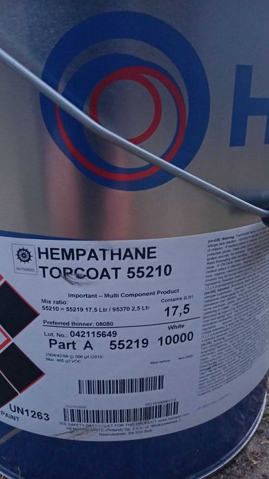 Farba hempel antifouling . Do malowania łodzi. Przeciwporostowa. Sprzedam.