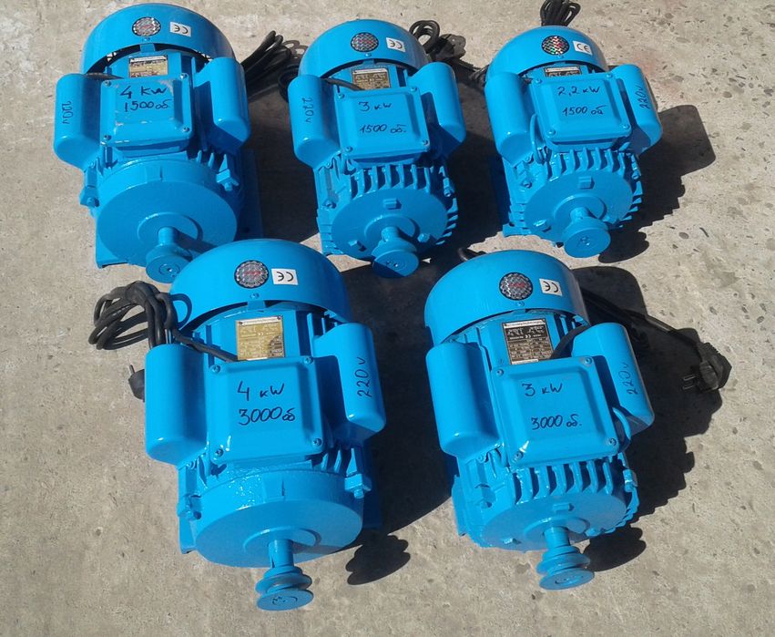 Електродвигун однофазний та трифазний електромотор