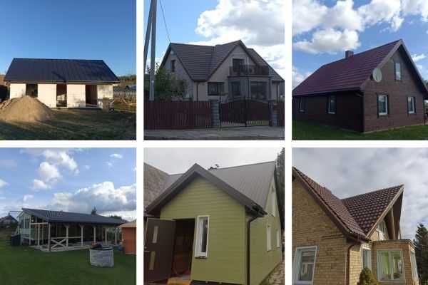 покрівельні роботи, дах, криша. каркасники. А-фрейм будинки,  ангари