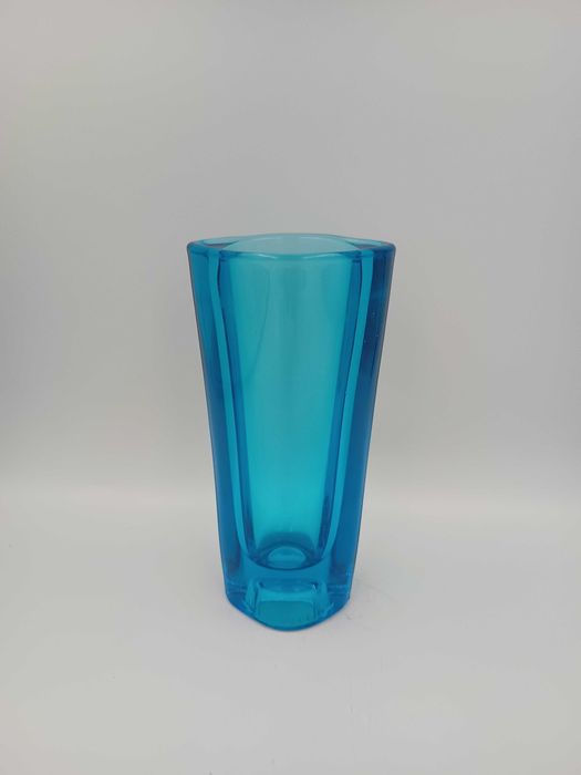 Wazon Vizner Sklo Union vintage szkło z PRL 20cm