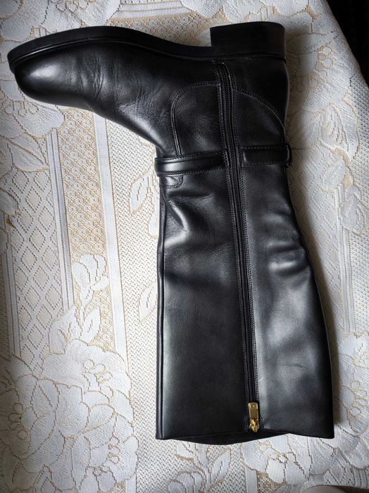NOWE Tommy Hilfiger Elevated Essential Longboot | Skóra naturalna | Rozm. 40 | Oryginał