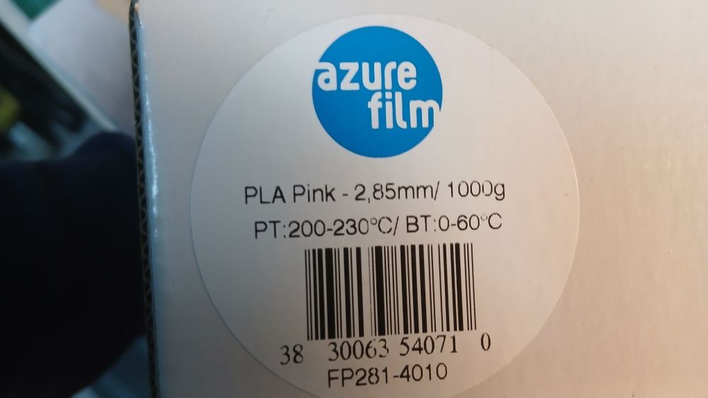 Filamento impressora 3D rosa shock