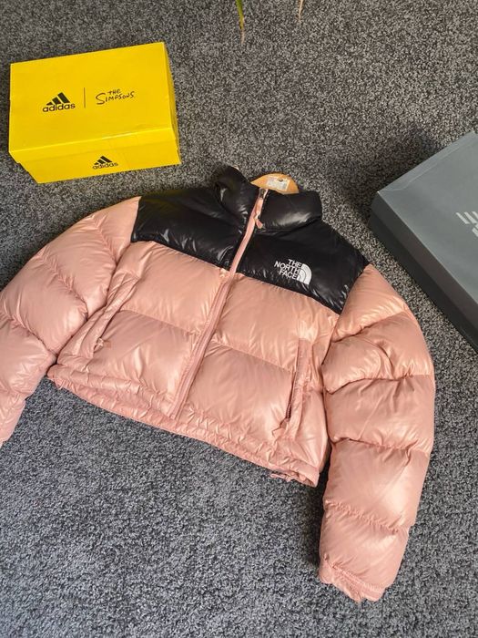 Пуховик TNF рожевий вкорочений м
