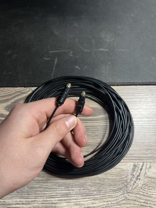 Оптичний аудіокабель Toslink (SPDIF) 20 метрів